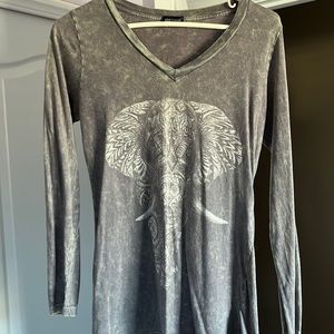 Great condition long sleeve V-cut Love Culture shirt